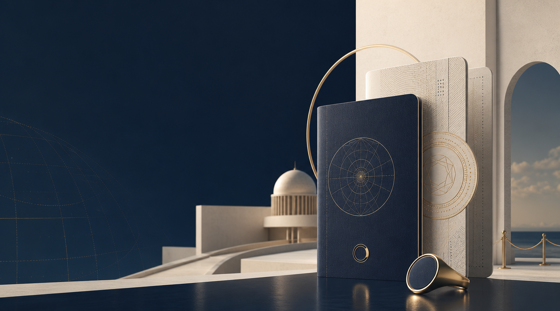 Passport, laptop and boarding pass on a desk — digital nomad visas guide