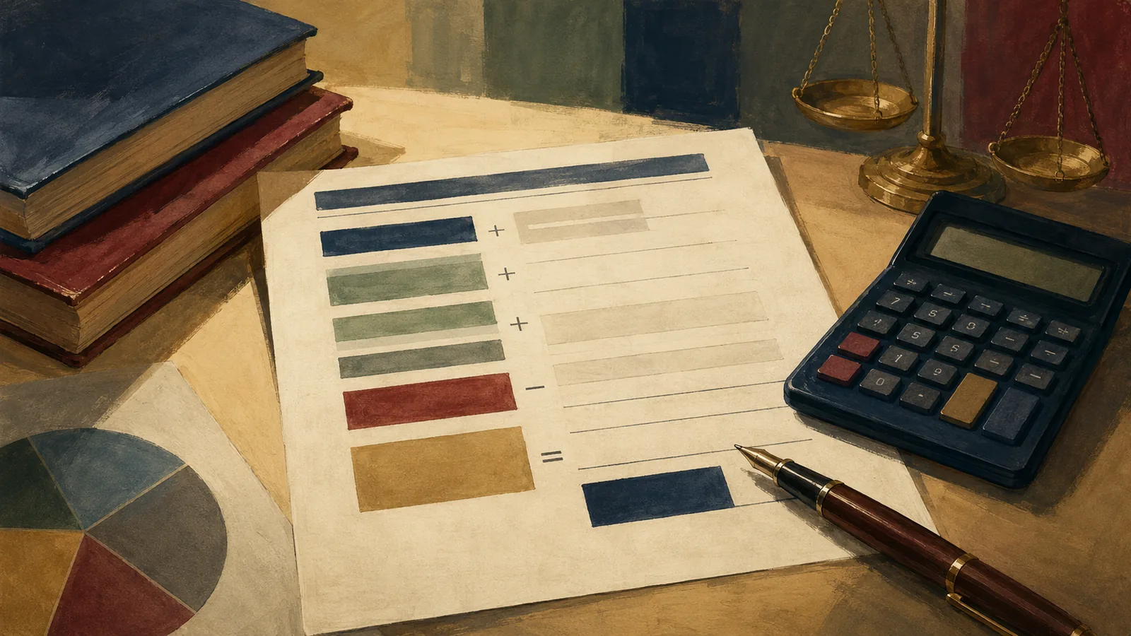 A tax worksheet and calculator illustrating how modified adjusted gross income is calculated