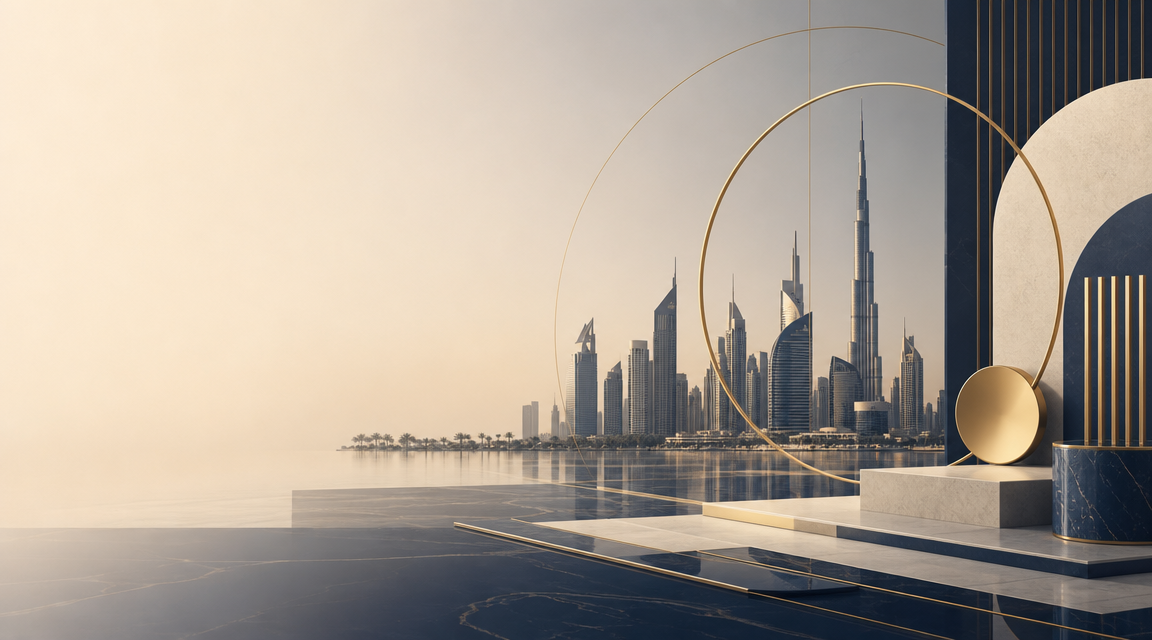 Dubai skyline at dusk illustrating the UAE tax regime for expats
